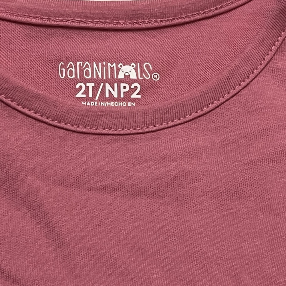 Garanimals Long Sleeve Solid Pink Dress‎ 2T with Pockets NWT - Picture 3 of 3
